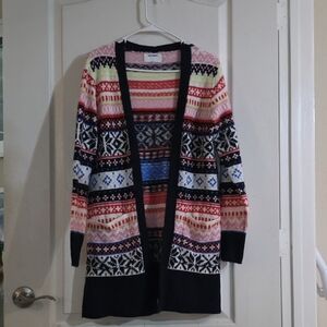 Old Navy Multicolor Patterned Women's Cardigan